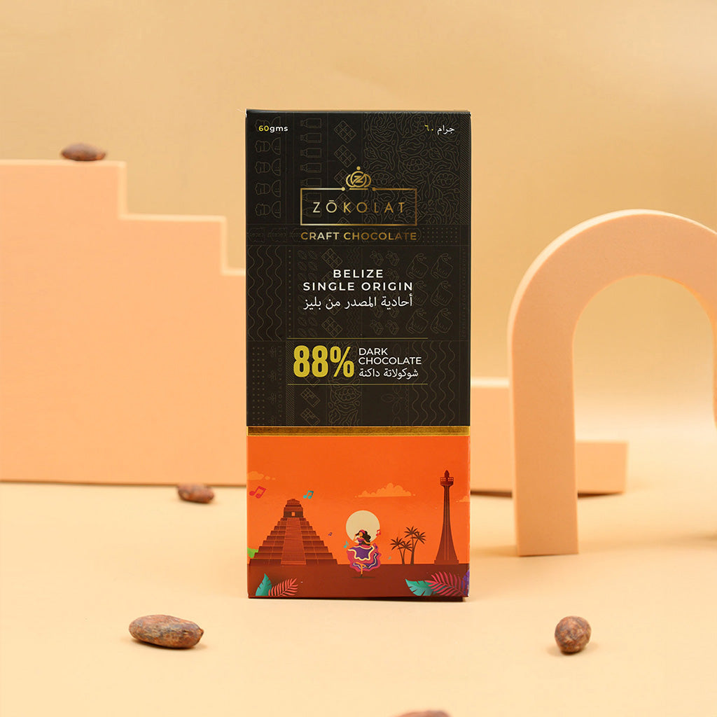 88% Belize Single Origin Dark Chocolate
