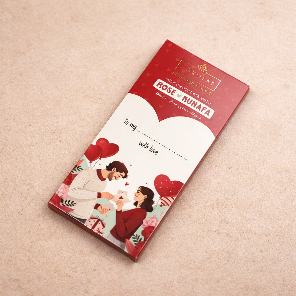 Milk Chocolate Rose Kunafa