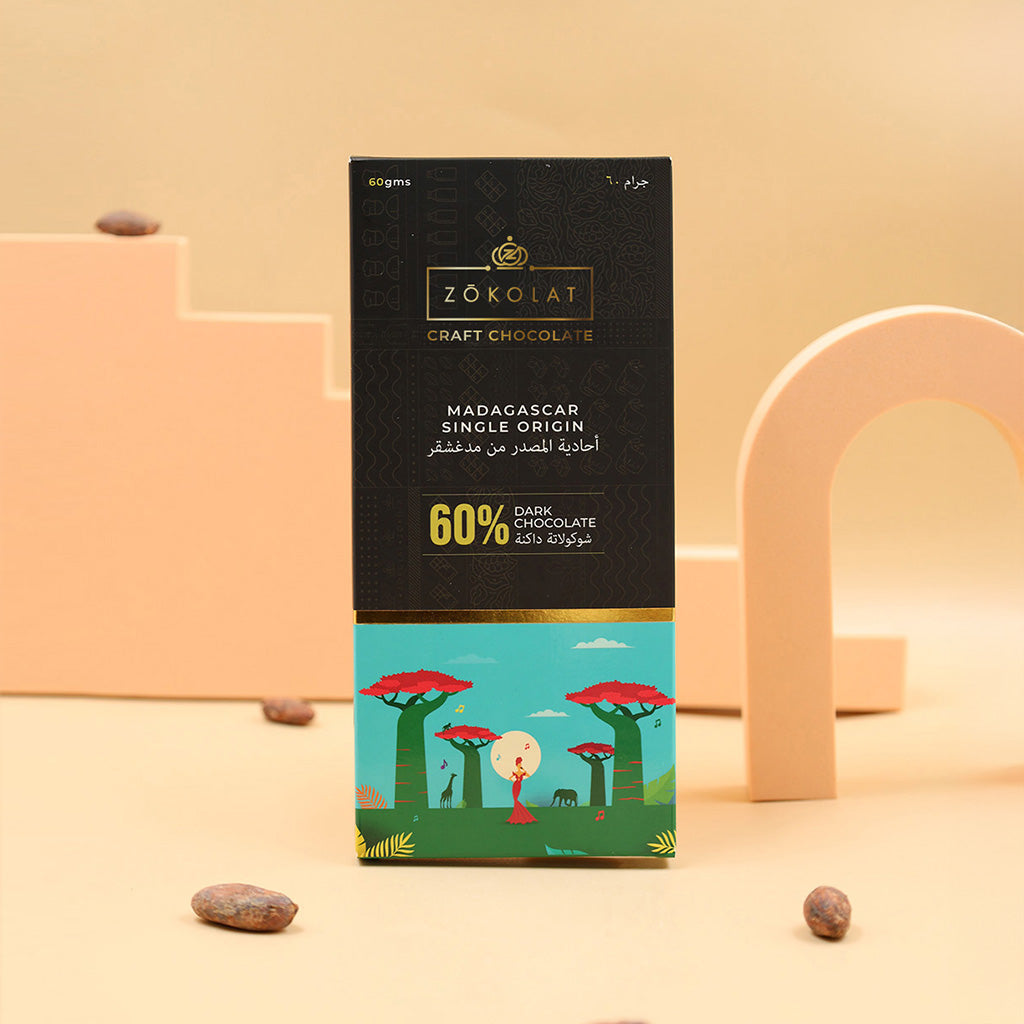 60% Madagascar Single Origin Dark Chocolate