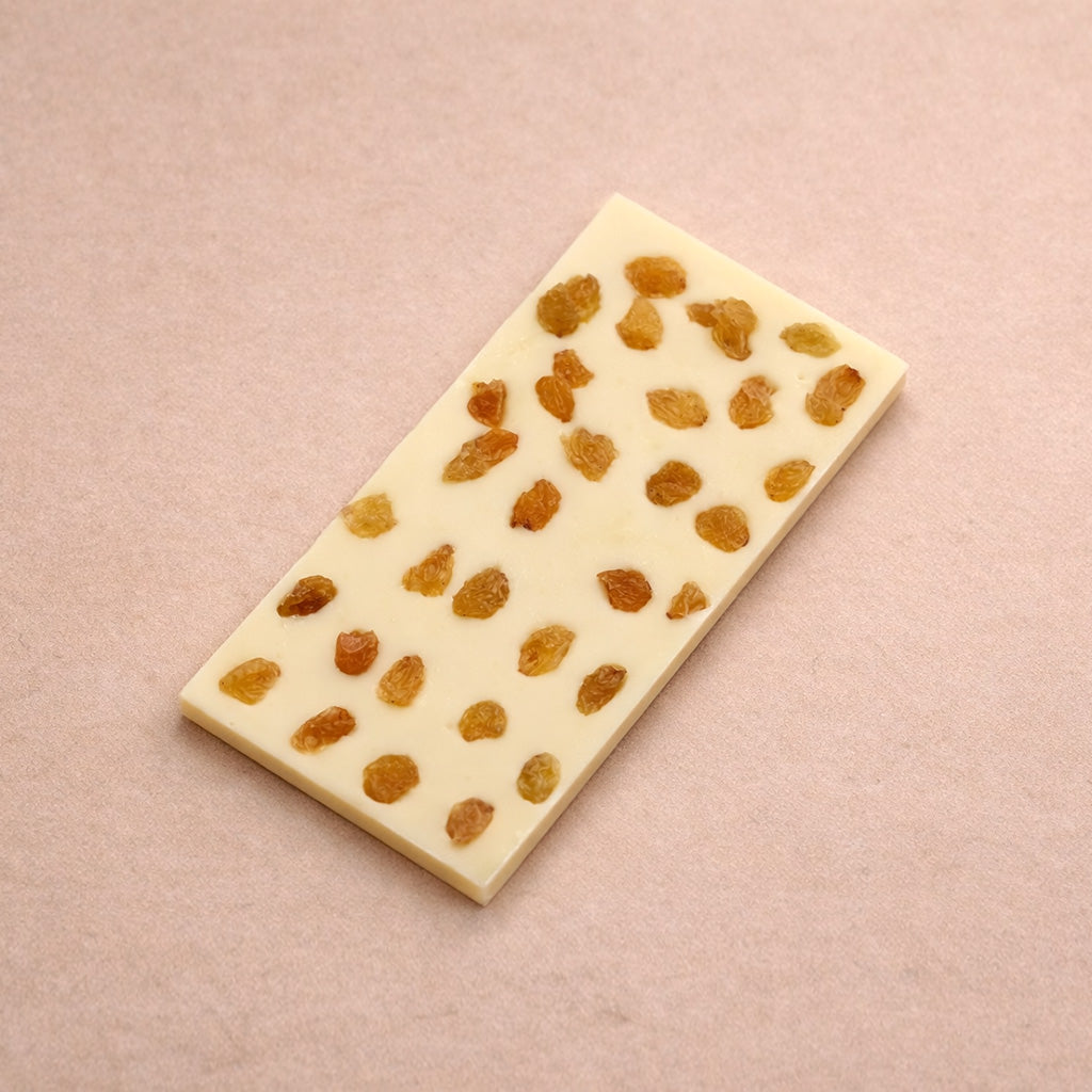White Chocolate: Raisins & Toasted Rice Flakes