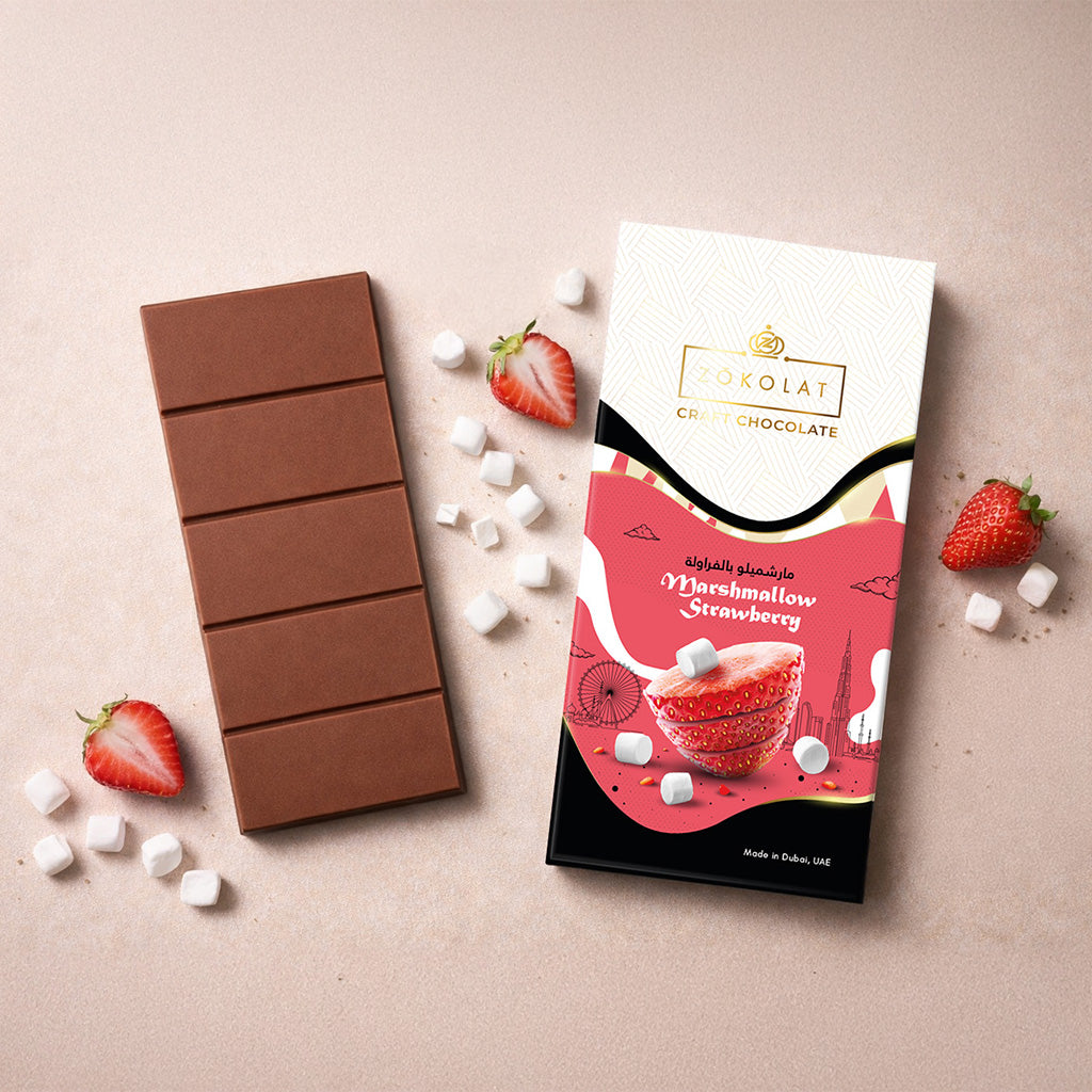 Dark Chocolate Strawberry Marshmallow